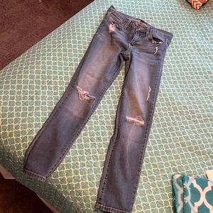 Flying monkey skinny jeans